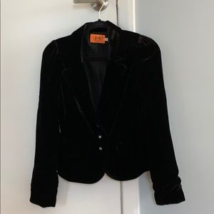 Juicy Couture Velvet Blazer NWOT